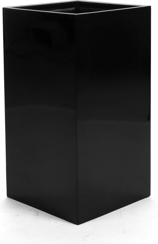 Argento High Cube S Shiny Black 30x30x60 unter Künstliche Palmen