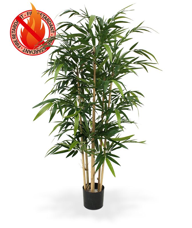 Bambus Kunstpflanze 150 cm feuerhemmend