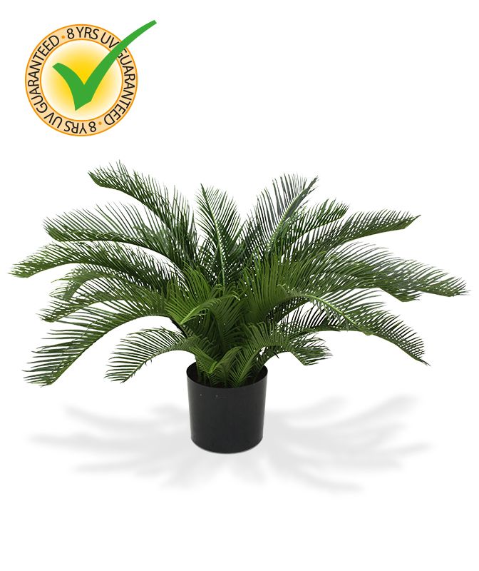 Cycas Kunstpalme Deluxe 60 cm UV-bestndig unter Kunstpflanzen Auenbereich