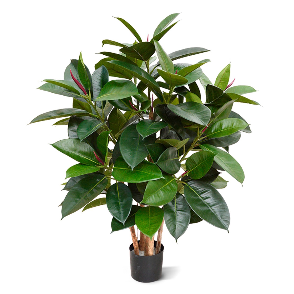 Ficus Elastica Robusta Kunstpflanze 90 cm grn FR