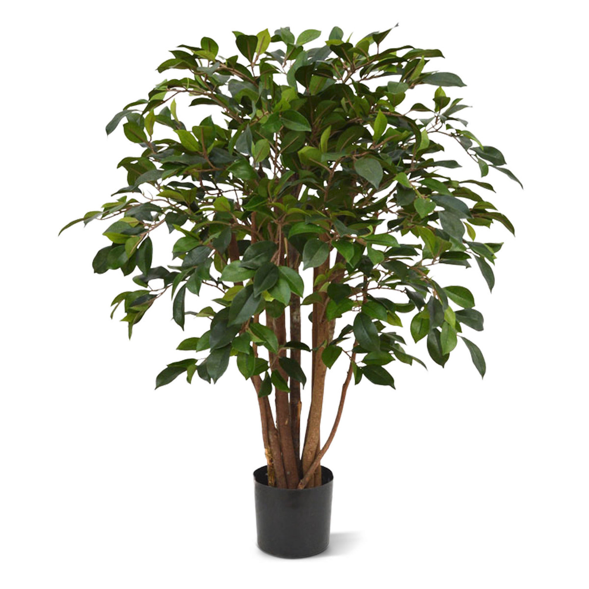 Ficus Kunstpflanze Folia Deluxe 80 cm grün