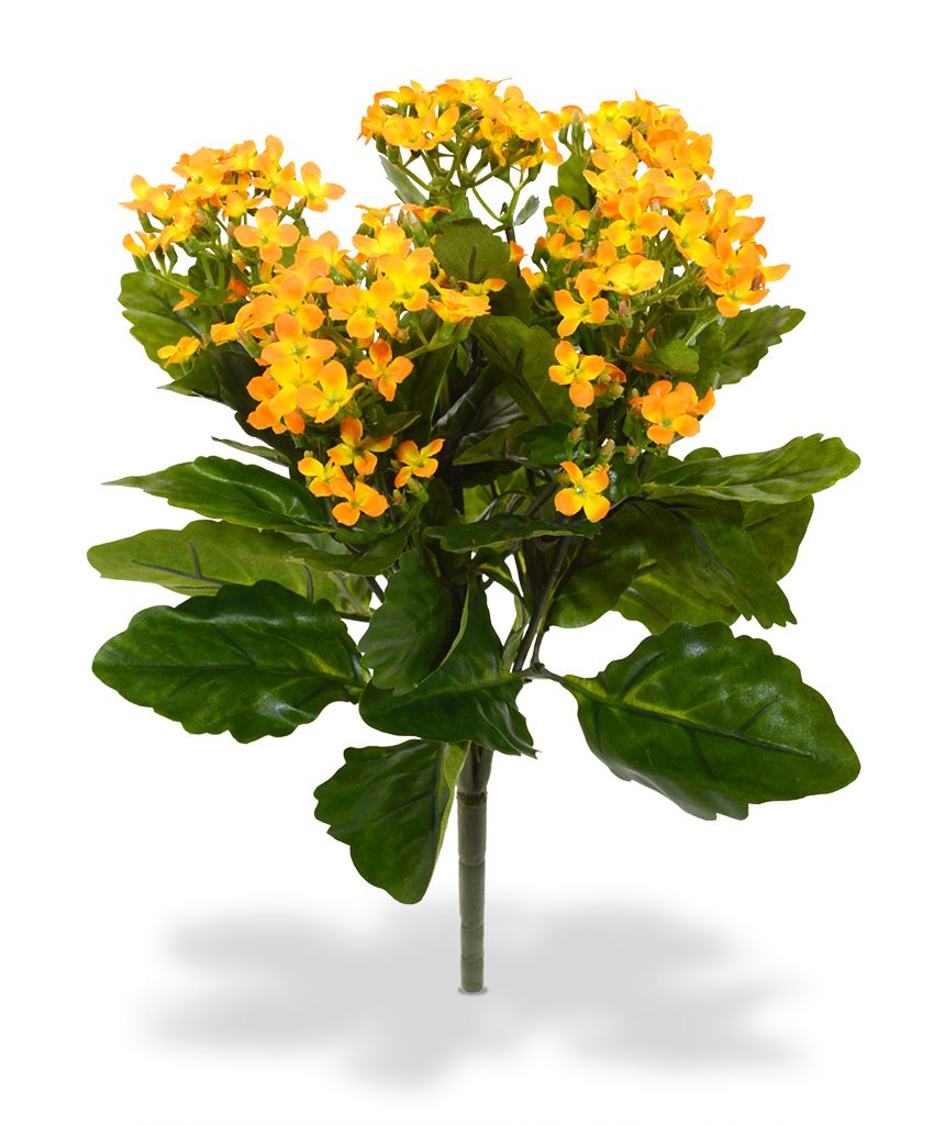 Kalanchoe Kunstbukett 30 cm orange unter Blhende Kunstpflanzen