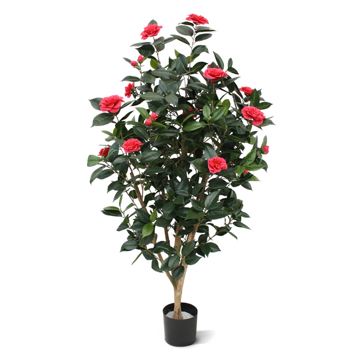 Kamelie Kunstpflanze (Camellia Japonica) Deluxe 150 cm rosa