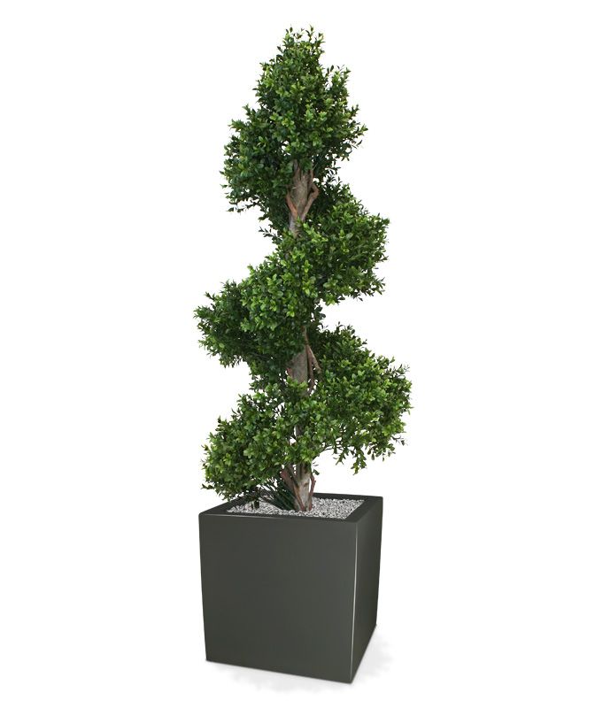 Künstliche Buchsbaum Spirale Deluxe 140 cm