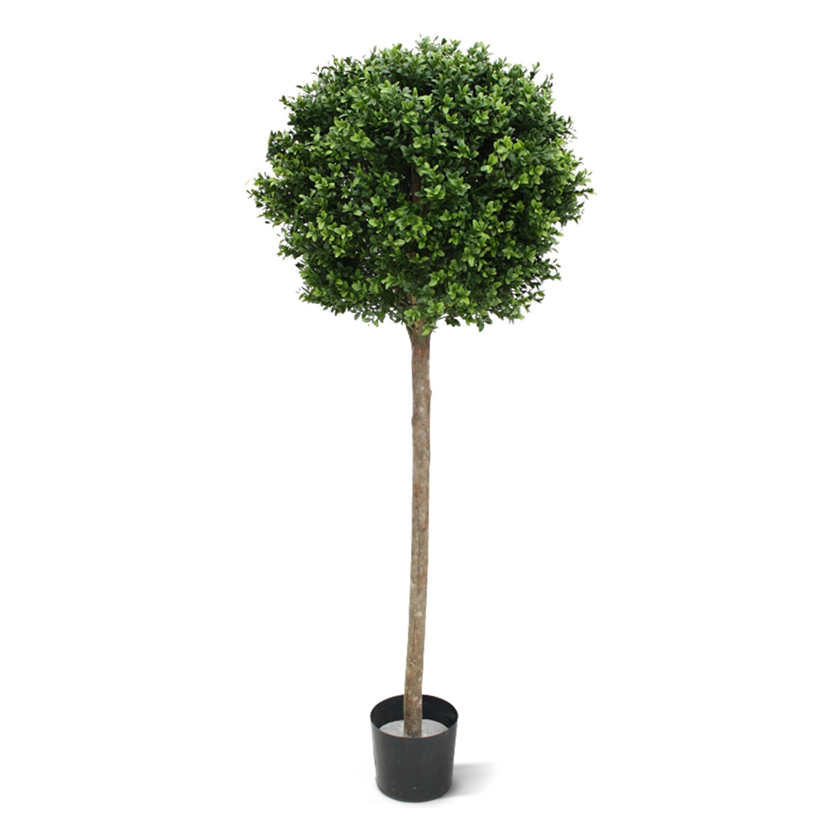 Künstliche Buchsbaumkugel mit Stamm 140 cm UV-beständig