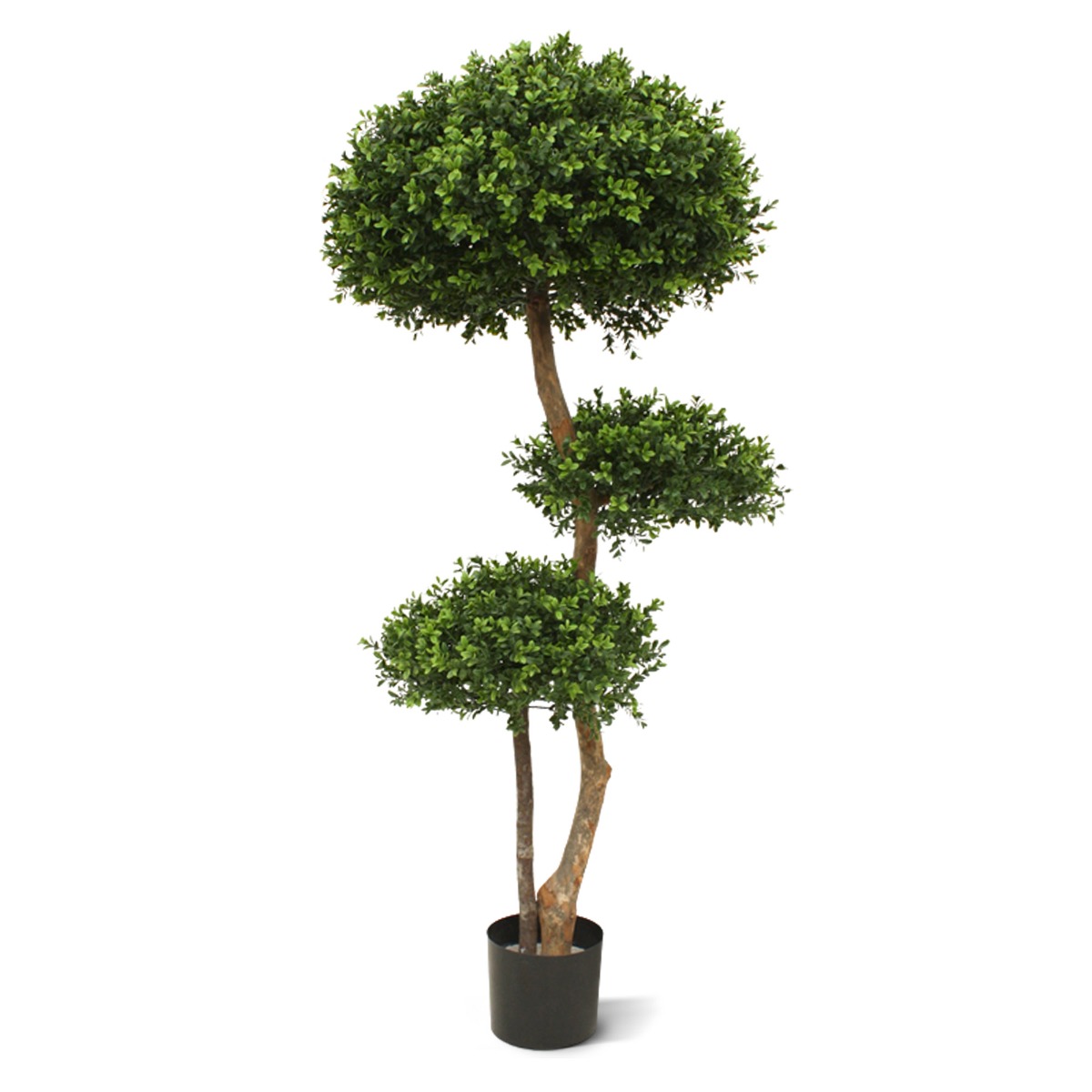 Künstliche Buchsbaumkugel x 3 Deluxe 140 cm UV-beständig