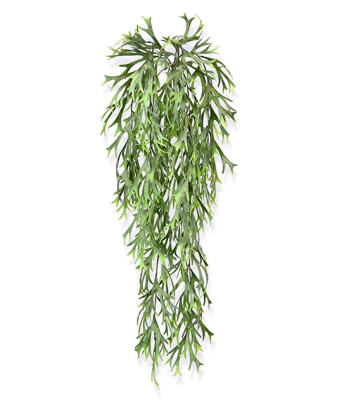 Künstliche Geweihfarn Hängepflanze 65 cm unter Künstliche Hängepflanzen
