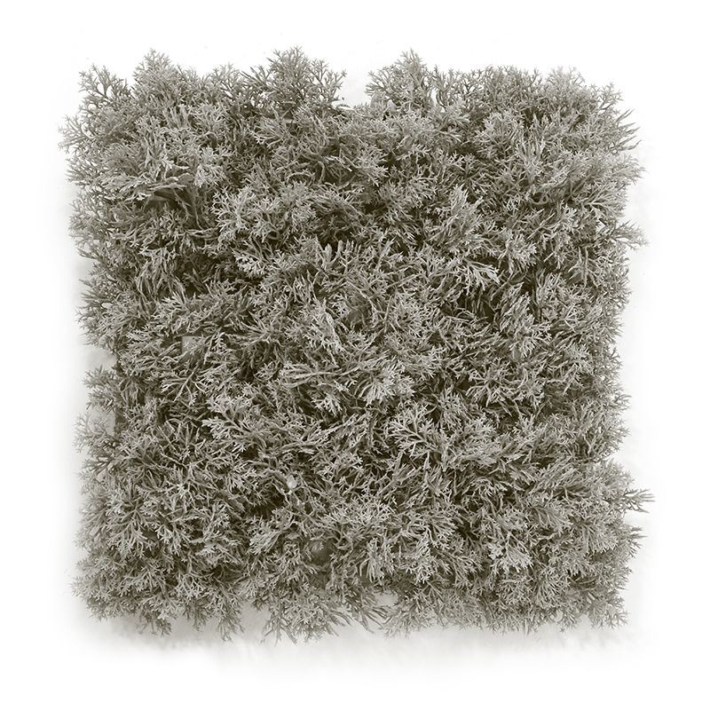 Künstliche Rentier Moos Matte 25x25 cm grau unter Künstliche Hängepflanzen