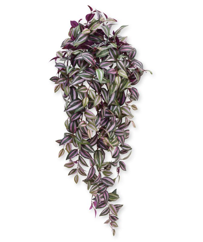 Knstliche Tradescantia Hngepflanze 100 cm lila