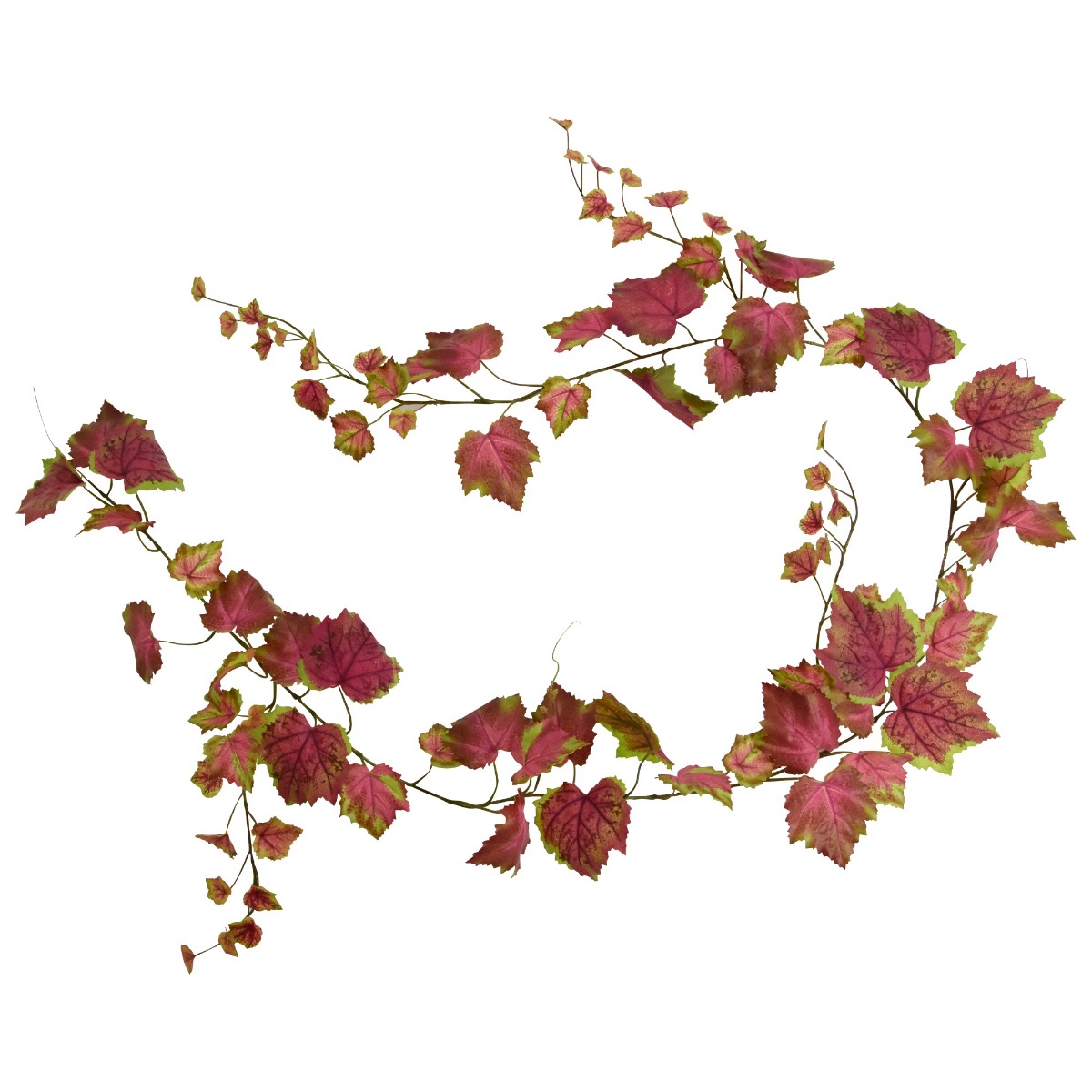 Künstliche Traubenblatt Girlande 180cm rosa