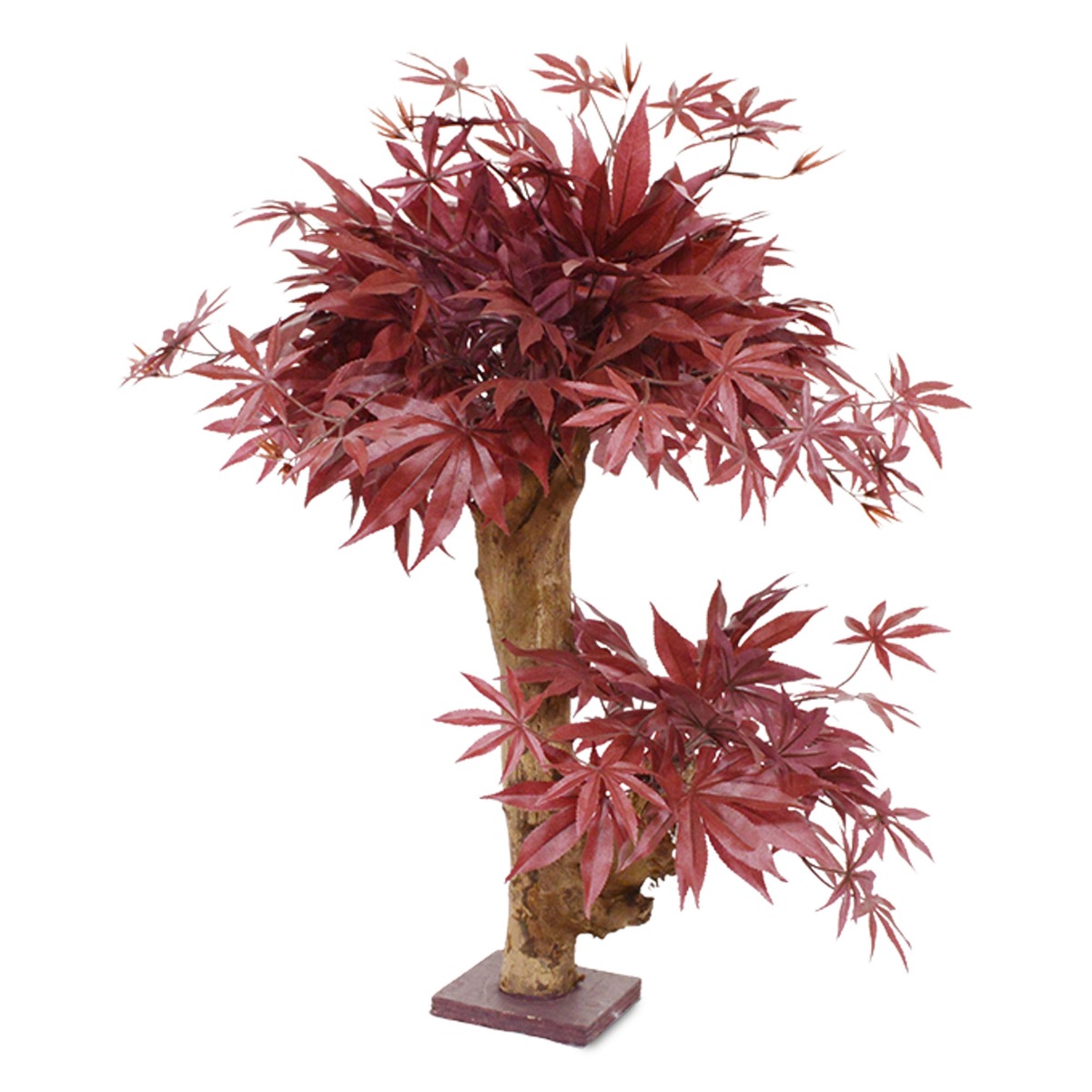 Knstlicher Acer Bonsaibaum 60 cm burgundy