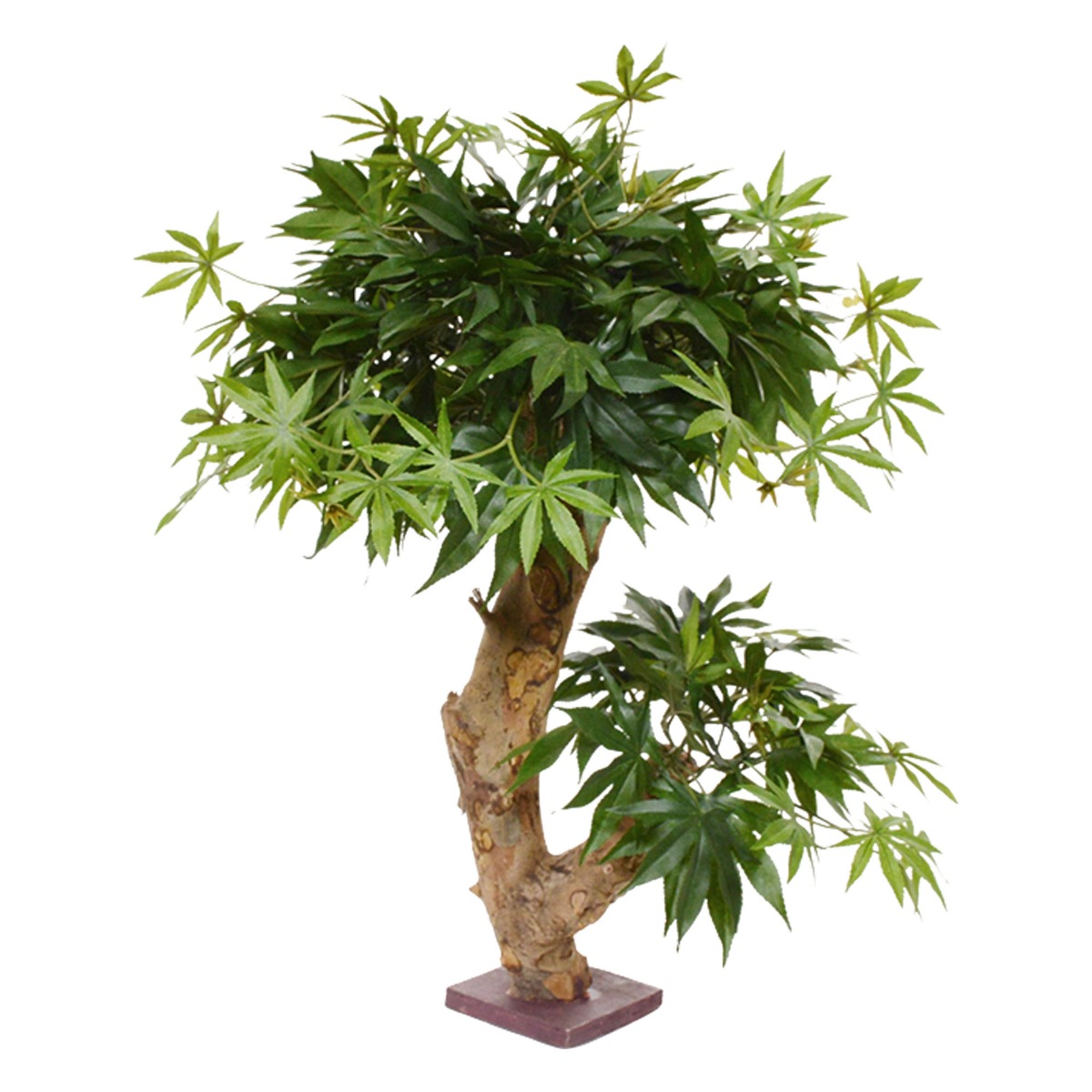 Knstlicher Acer Bonsaibaum 60 cm grn