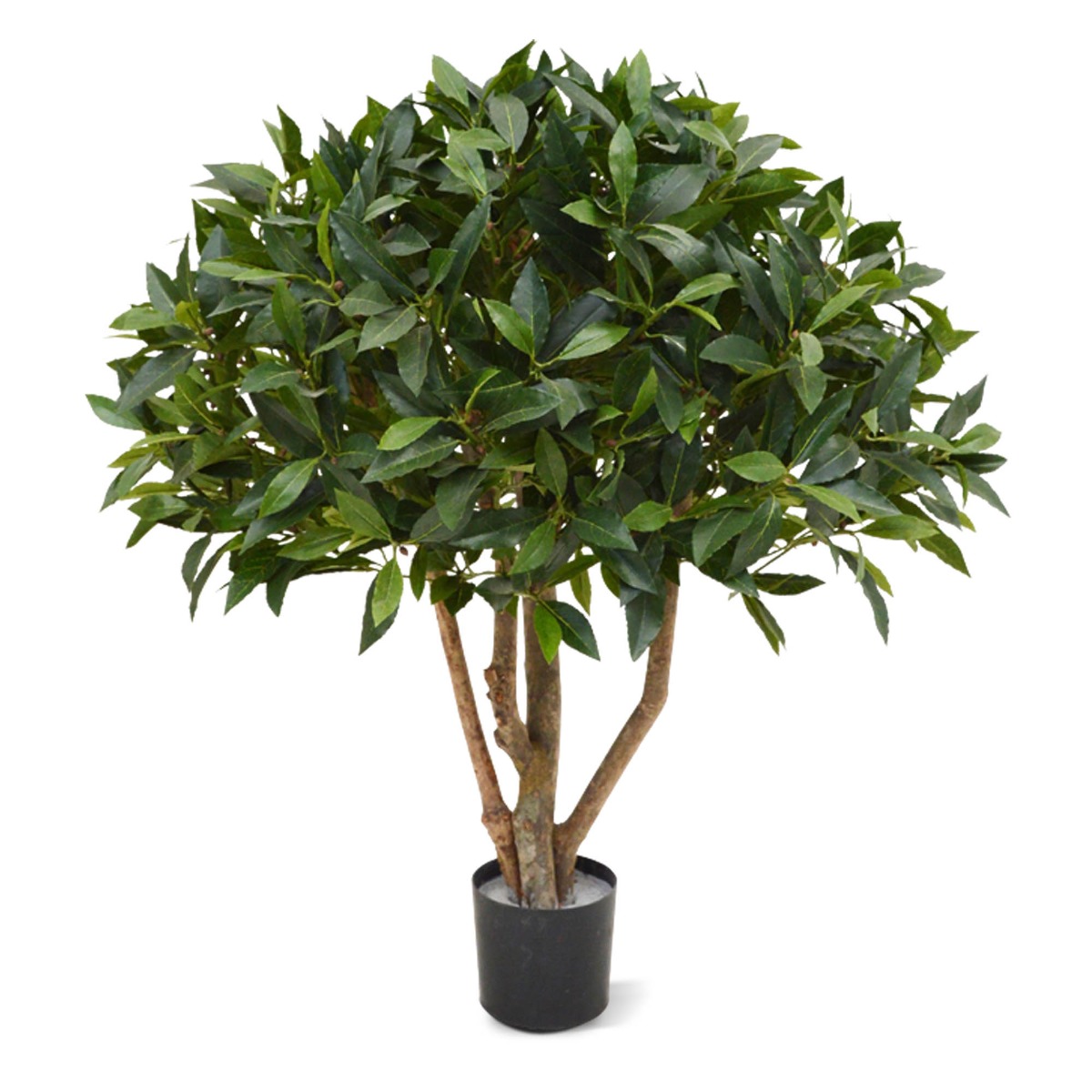 Künstlicher Lorbeer Kugelbaum auf Stamm 70 cm