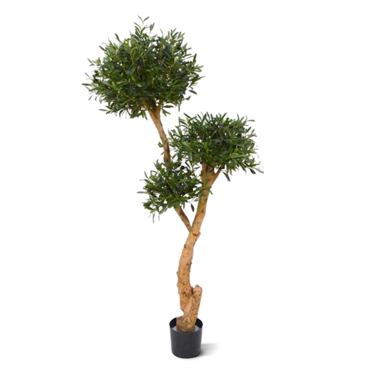 Künstlicher Oliven Bonsaibaum Deluxe x 3 160 cm