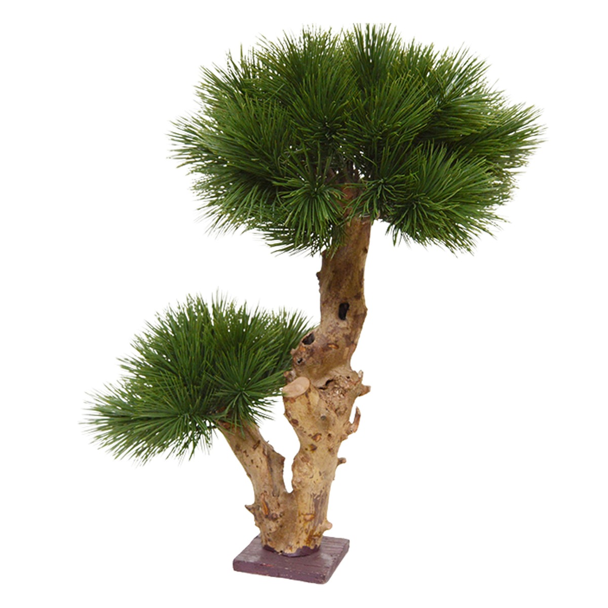 Künstlicher Pinus Bonsai-Baum 55 cm auf Fuss