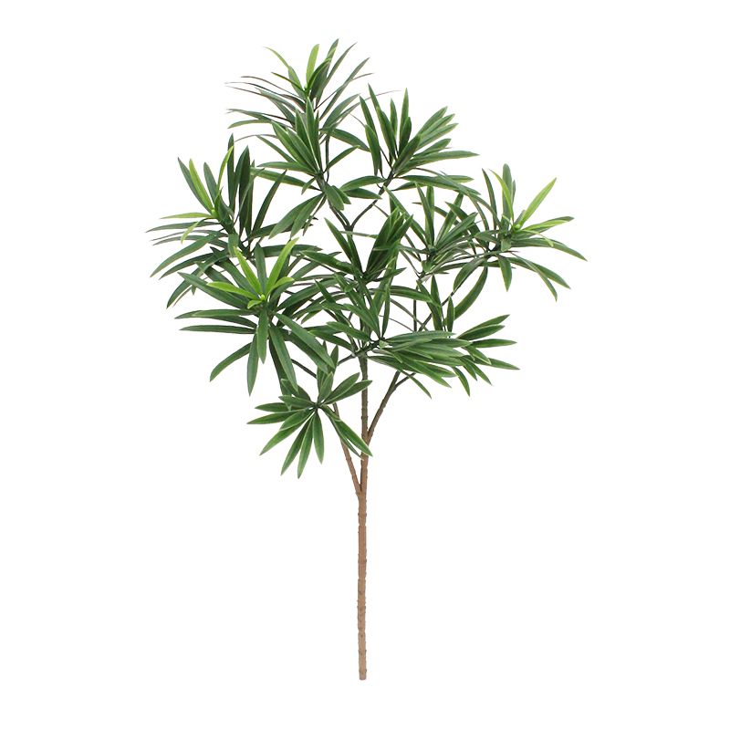 Künstlicher Podocarpus Zweig PL 55 cm UV-beständig unter Kunstpflanzen Außenbereich
