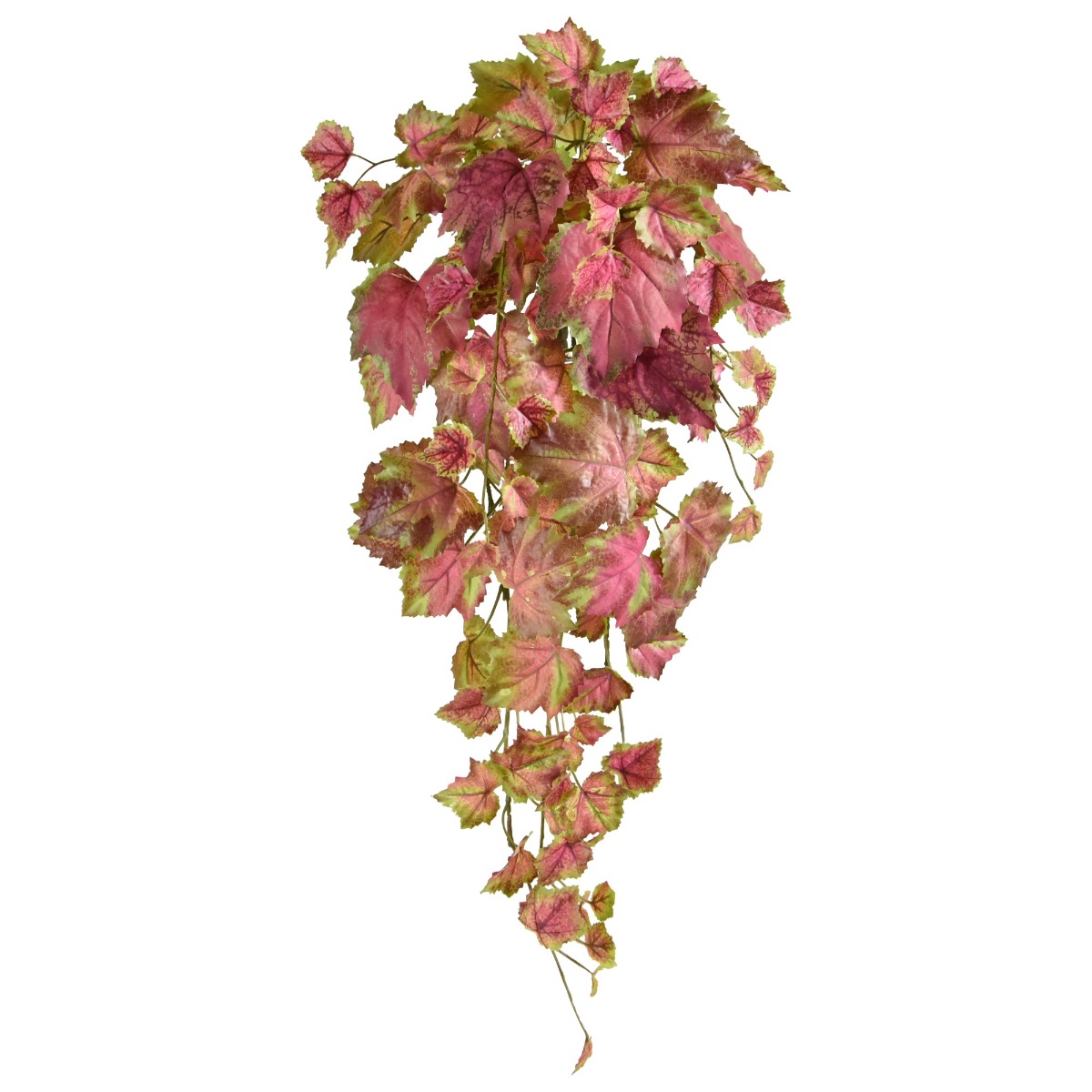 Künstlicher Traubenblatt Hänger 65cm rosa
