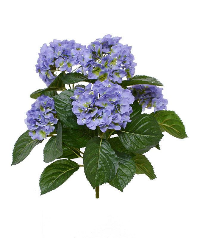 Künstliches Hortensien Bukett 40 cm blau unter Blühende Kunstpflanzen