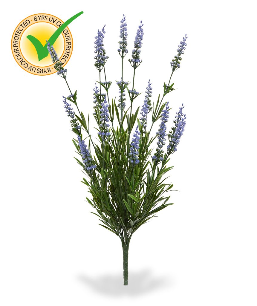 Knstliches Lavendel Bukett 50 cm UV blau