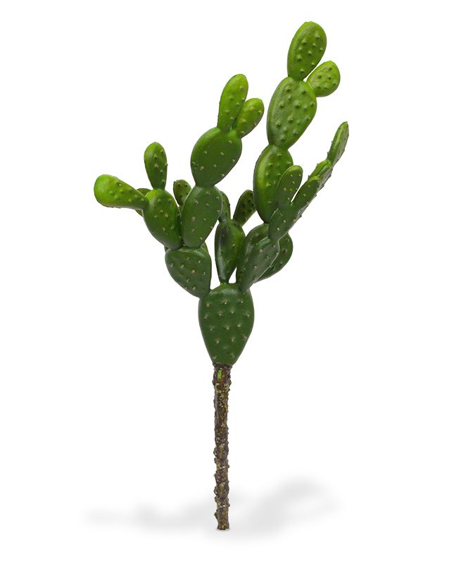 Künstliches Opuntia Kaktus Bukett 30 cm grün