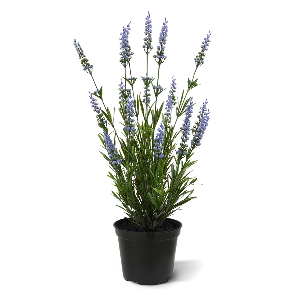 Lavendel Kunstpflanze 50 cm blau UV in Topf unter Kunstpflanzen Außenbereich