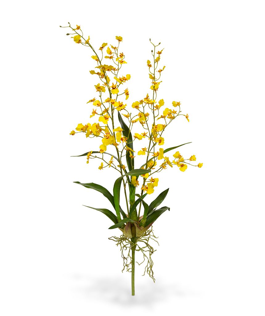 Oncidium deluxe orchidee Kunstbukett 80 cm unter Blühende Kunstpflanzen