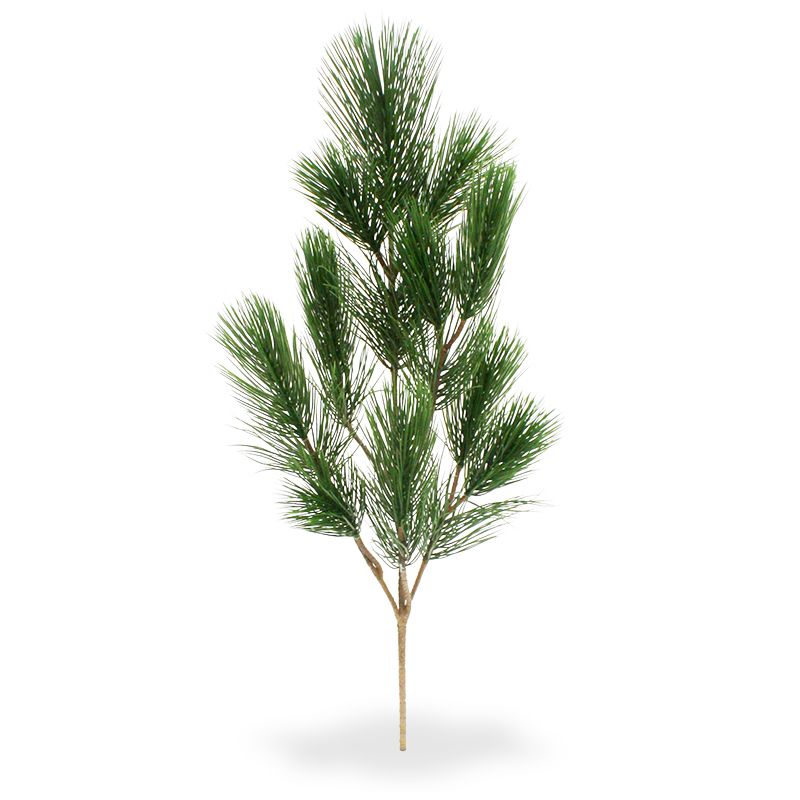 Pinus Kunstzweig 65 cm UV unter Kunstpflanzen Außenbereich