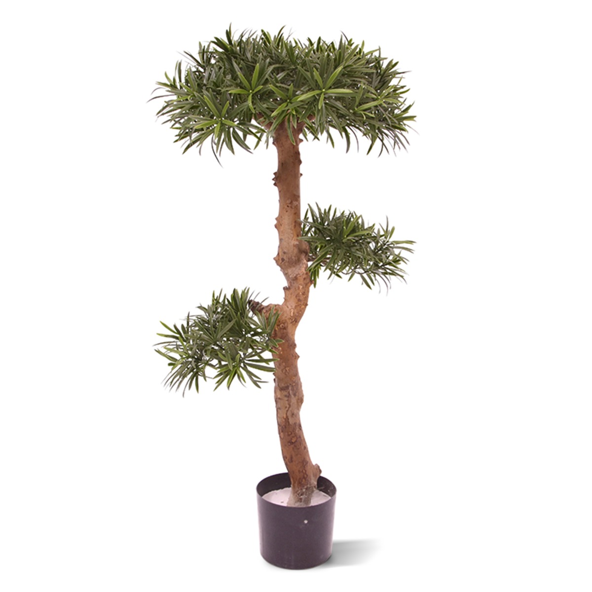 Podocarpus Bonsai UV Kunstbaum 105 cm unter Kunstpflanzen Außenbereich
