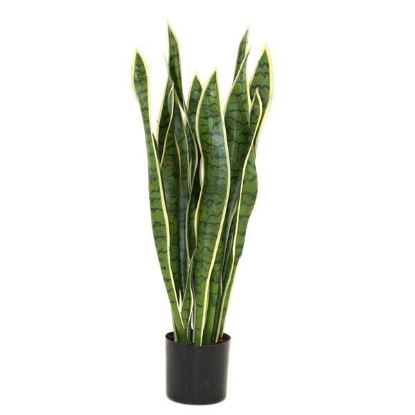 Sansevieria Kunstpflanze bunt (Bogenhanf) 70 cm im Topf