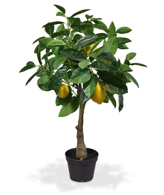 Zitronen Kunstpflanze 70 cm